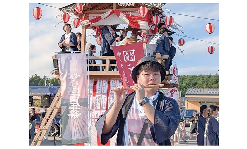 ▲ならは百年祭実行委員として祭りに参加